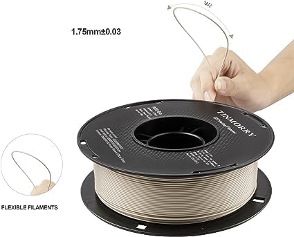 Filamento PETG de 0.069 pulgadas, TINMORRY PETG-Eco – Filamento de impresora 3D compatible con impresora 3D Bambu FDM, carrete de 2.2 libras, color