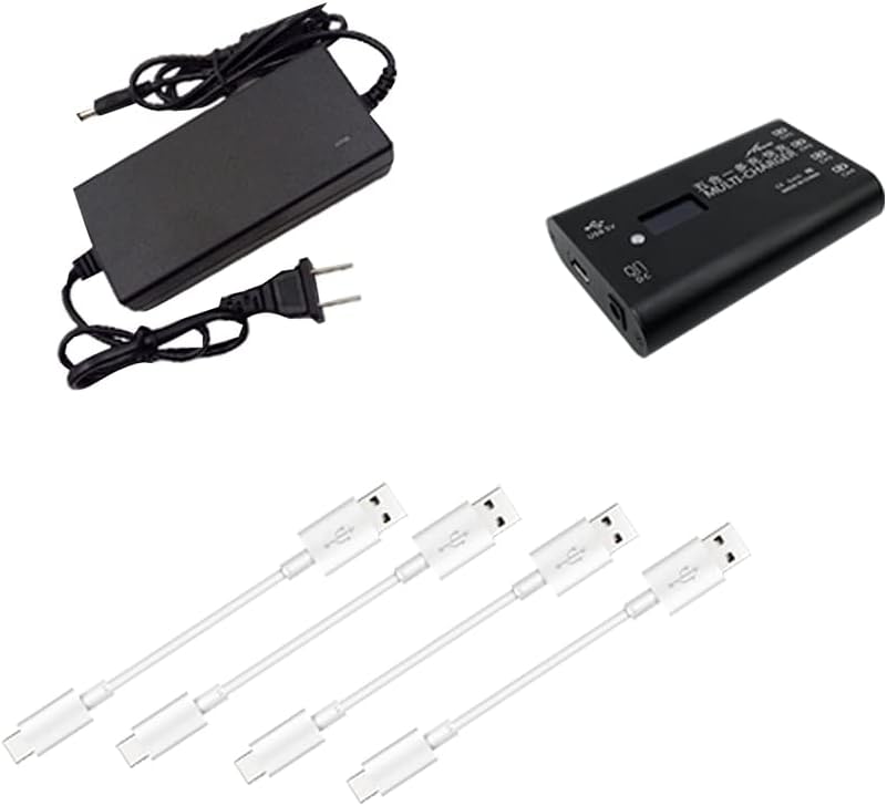 FIMI X8 Mini 5 in1 Cargador Controlador De Carga Rápida De Batería Hub Recargador De Coche Para Drone – (Color X8mini-123)