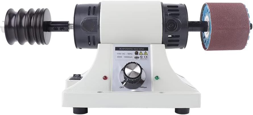 Bruñidor de cuero, herramienta de pulido de cuero de 110 V, máquina profesional de pulido de borde de cuero, 8000 rpm ajustable, máquina de pulido