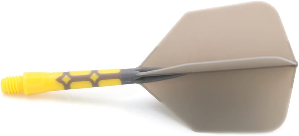 CUESOUL ROST T19 Integrated Dart Shaft and Flights Big Wing Shape Grey 28mm-Say Goodbye to Falling Dart Flight