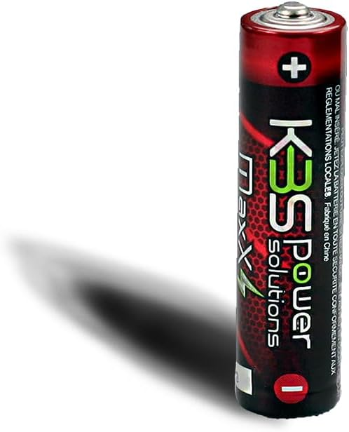 KBS POWER SOLUTIONS MAXX PEAK ALCALINAS AAA PAQUETE DE BATERÍAS PAQUETE DE 480 CELLAS (20 PAQUETES DE 24 UNIDADES) MaxX AAA Pilas alcalinas de mayor