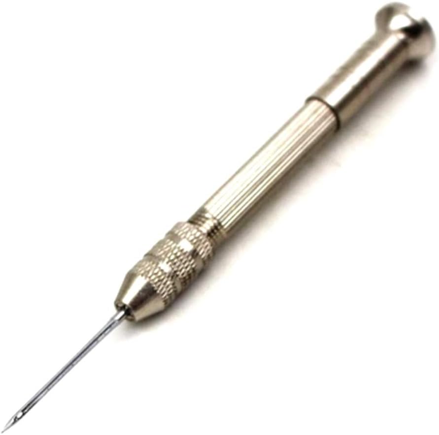 PUZOU Herramienta hecha a mano de bricolaje, kit de costura de puntada de bloqueo de fábrica, reparación de cuero de lona de reparación de punzón de