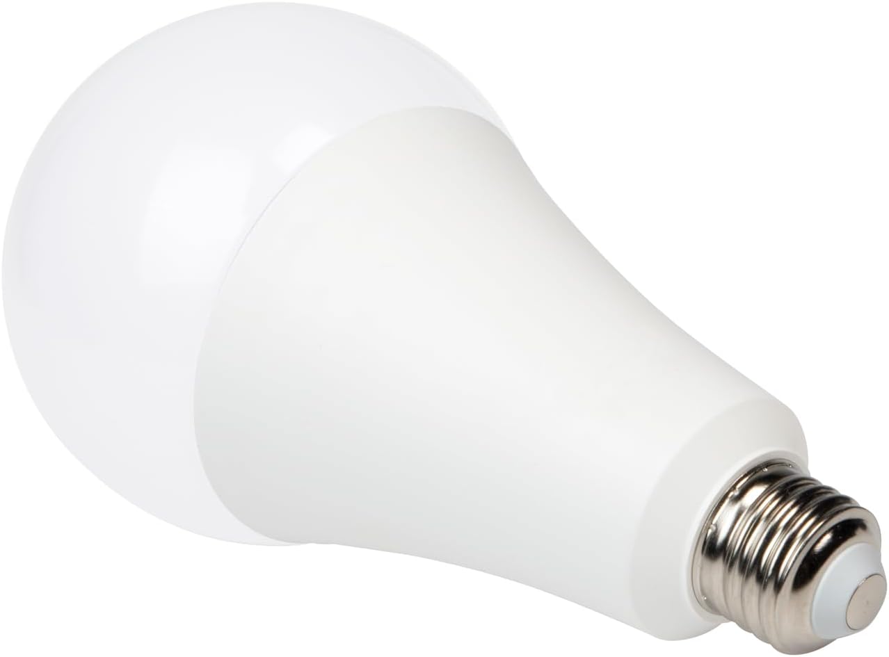 Bombillas LED superbrillantes equivalentes a 200 W, paquete de 2 unidades de 3750 lúmenes, 4000 K, blanco natural, PS25 (A25), 30 W, no regulable,