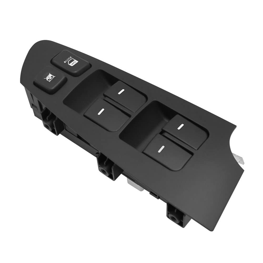 Interruptor de ventana eléctrica compatible con KIA Forte Cerato 2010 2011 2012 2013 LH puerta izquierda lado del conductor interruptor de ventana