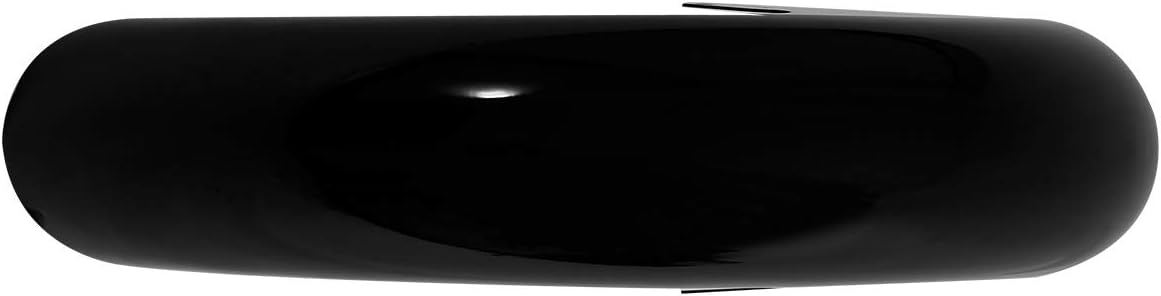 XMT-MOTO Guardabarros delantero envuelto de 21 pulgadas para Harley Davidson Touring Road King Custom Baggers 1997-2013, negro pintado