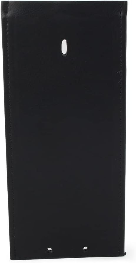 Lirun – Panel de tanque de gasolina, de cuero liso, color negro, para Harley Davidson Dyna FXDWG 1993-2003, Softail 2000-2017, negro