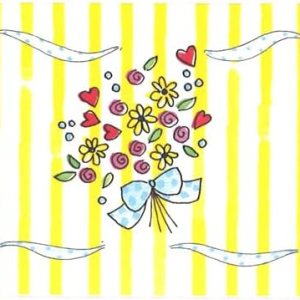 Ramo de flores y corazones para niñas, mini cajas para tarjetas de regalo, 2.5 x 3 pulgadas, interior en blanco, paquete de 10 con sobres Ramo de flores y corazones para niñas, mini cajas para tarjetas de regalo, 2.5 x 3 pulgadas, interior en blanco, paquete de 10 con sobres