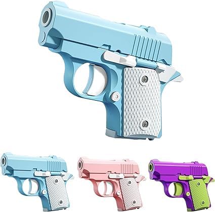 1911 – Pistola pequeña impresa en 3D, juguetes para aliviar el estrés para adultos, juguetes para aliviar el TDAH, la ansiedad, juguetes adecuados