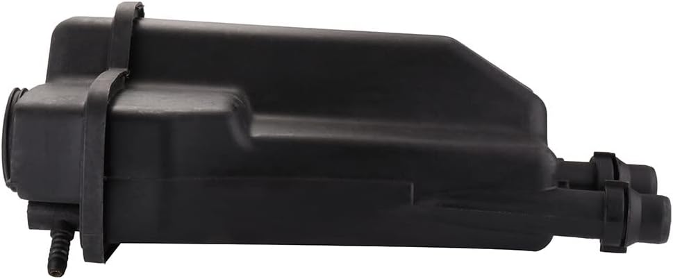 Depósito de refrigerante sin tapa, tanque de desbordamiento de radiador de plástico para reemplazar 17111436381 compatible con 2001-2003 para 530i 4