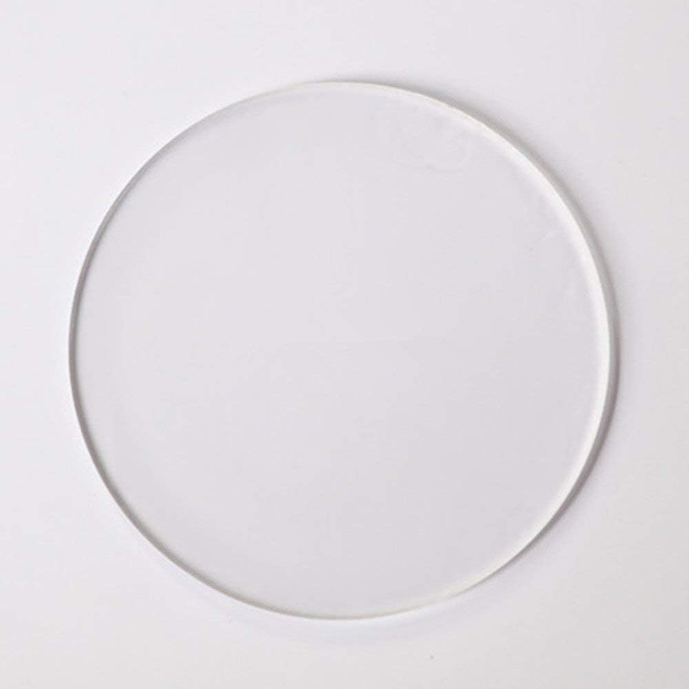 20 discos redondos de plexiglás acrílico, base de exhibición acrílica, discos acrílicos de plexiglás de 18 pulgadas (transparente, 4.5 pulgadas)
