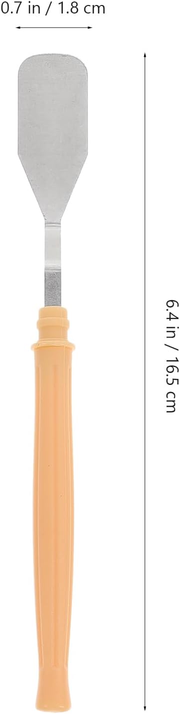 Gadpiparty espátula de acero inoxidable espátula para pintura al óleo acrílico mezcla de color artista herramientas de arte suministros espátula de