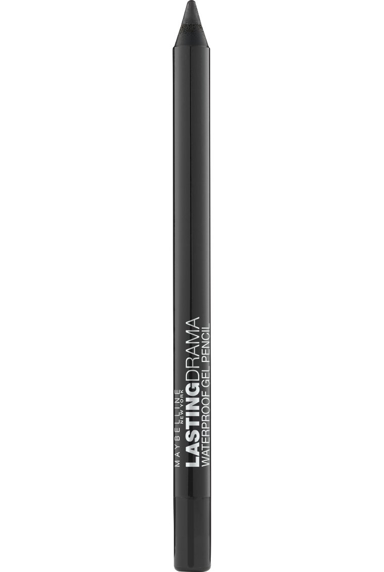 Maybelline New York Eyestudio Duradero Drama Lápiz de gel impermeable para maquillaje, ónix elegante, 2 unidades