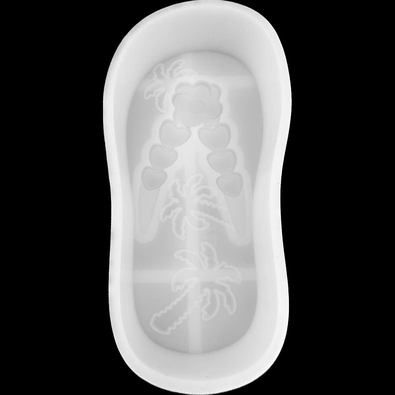 VONZK Molde de silicona para vacaciones de verano, 4 34 pulgadas de largo x 3 12 pulgadas de ancho x 1 14 pulgadas de alto para cuentas aromáticas,