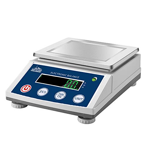 Seattle Alki Scientific Lab – Báscula de precisión analítica de 105.82 oz x 0.00 oz, gramos, onzas, libras, quilates, 0.00 oz de alta precisión para