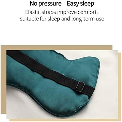 ADESUGATA 2 cubrebocas para dormir, lindo cubrebocas de seda para dormir, ligeros, ajustables, para mujeres y hombres, para dormir en la siesta de