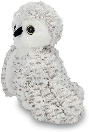 Bearington Owlfred – Peluche de búho nevado blanco, 11 pulgadas