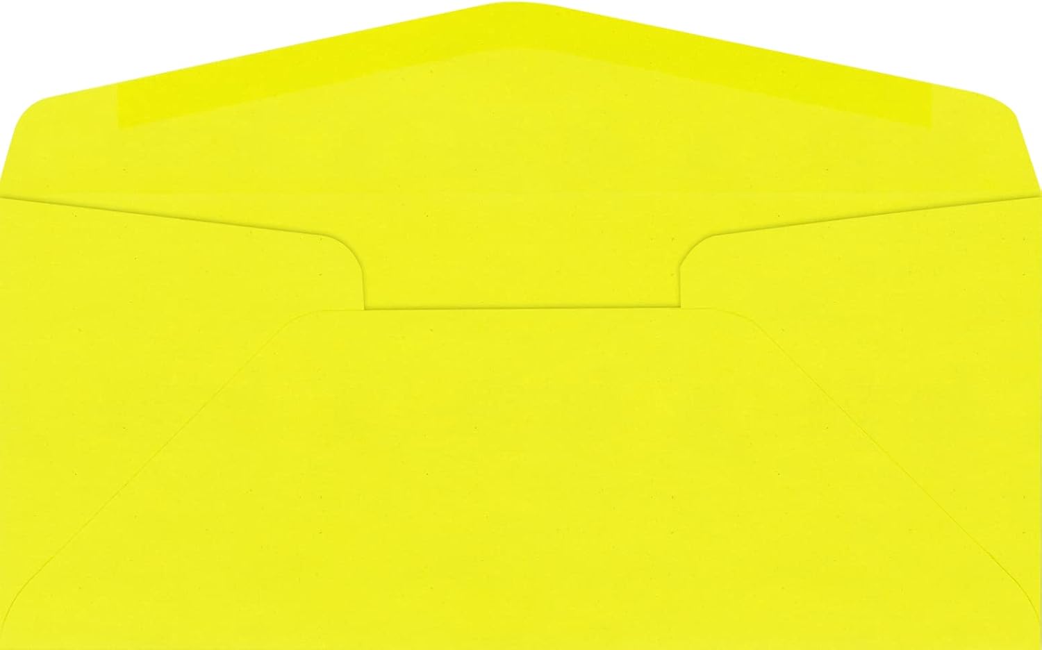LUX Paper #10 Sobres regulares, 4 18 pulgadas x 9 12 pulgadas, color amarillo eléctrico, paquete de 500 (4260-20-500)