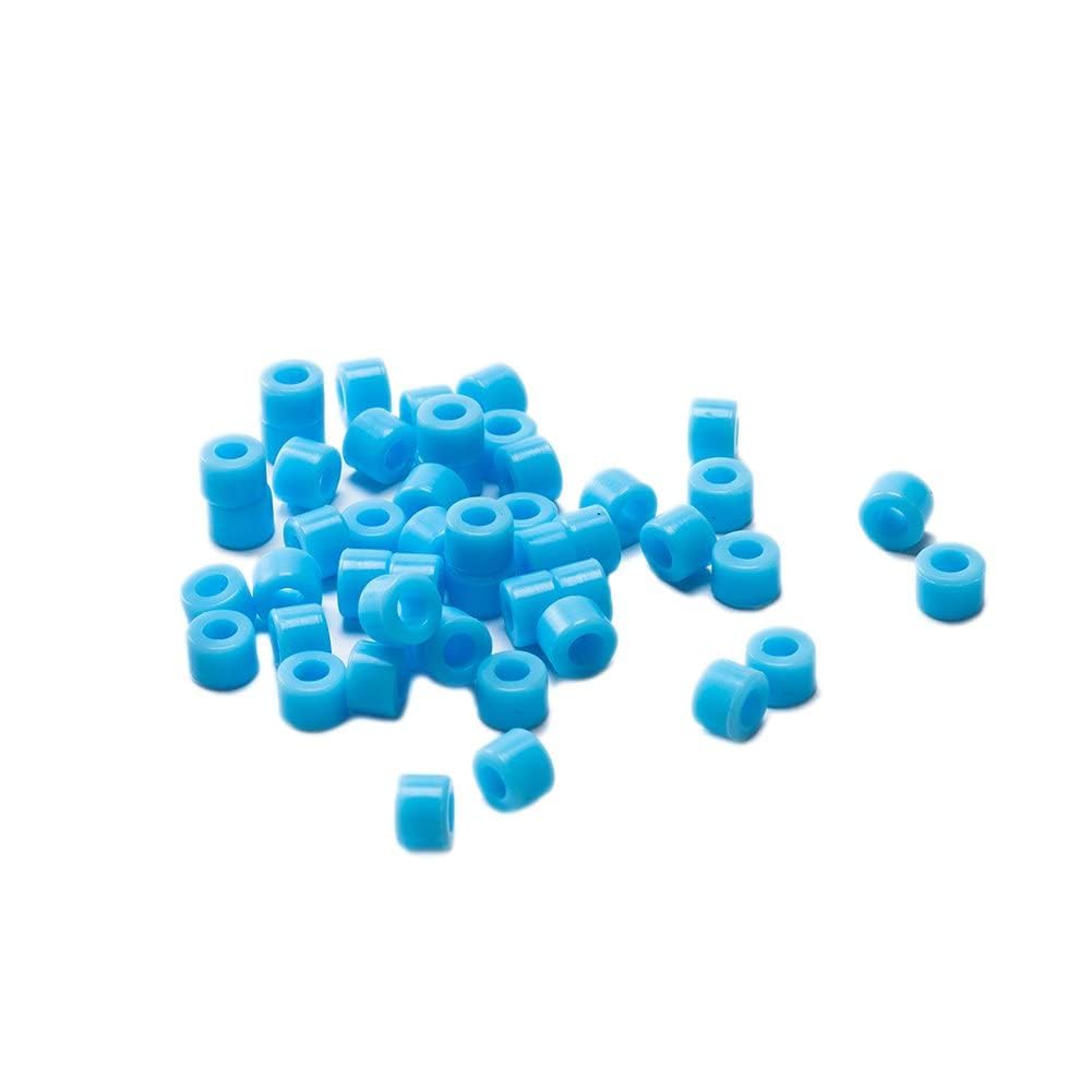 Banda de anillo de silicona dental con código de color para instrumento de silicona autoclave 8 opciones de color (pequeño, azul cielo)