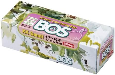 BOS Amazing – Bolsas desechables para sellado de olores, para residuos de mascotas (para perros pequeños) o cualquier eliminación de productos