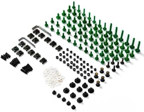 Kits de pernos de carenado de motocicleta Tornillos para Kawasaki ZZR250 ZZR-400 Z400 Z650 Z800 Z900 aluminio completo sujetadores clips de hardware