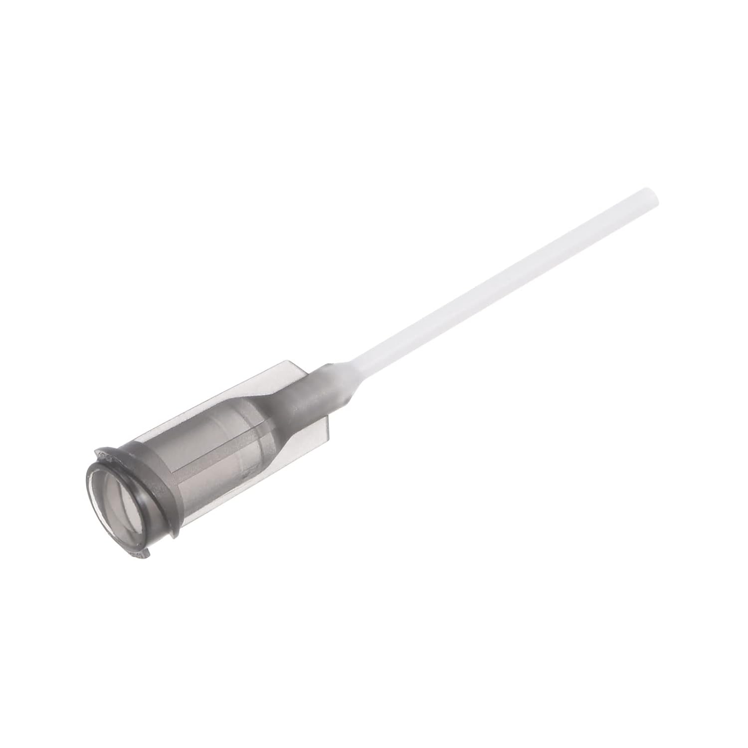 uxcell 20 agujas dispensadoras de plástico de 16 G, tubo de aguja de pegamento PTFE de 1 pulgada, puntas de bloqueo Luer Blunt con aguja flexible de