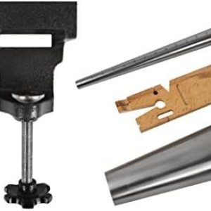 Juego de 4 piezas de yunque de banco con ranura en V, anillo ovalado, pulsera ovalada, tornillo de banco de mandril, fabricación de joyas, kit de Juego de 4 piezas de yunque de banco con ranura en V, anillo ovalado, pulsera ovalada, tornillo de banco de mandril, fabricación de joyas, kit de