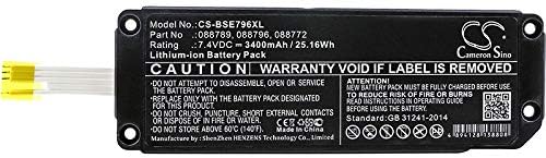 Batería de repuesto para Bose Soundlink Mini 2 PN Bose 088772, 088789, 088796 3400mAh  25.16Wh
