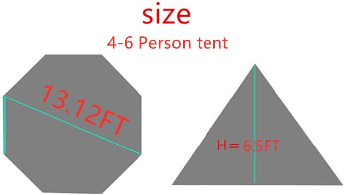 Tienda caliente Tipi para 4 personas con piso – El refugio ultraligero definitivo para aventuras al aire libre PU3000mm