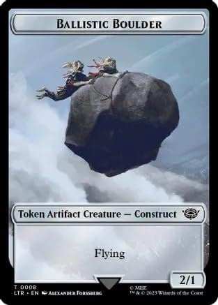 Arena Games Magic The Gathering Paquetes de fichas a granel premium (Ballistic Boulder 21 Flying x10)