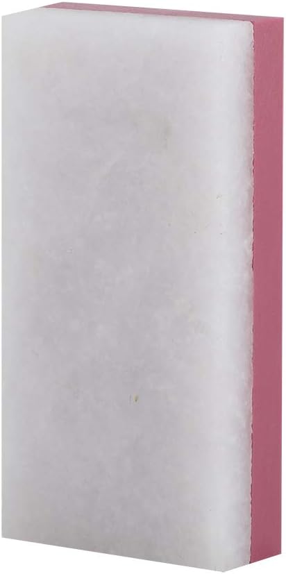 Piedra de afilar de doble cara, piedra de afilar, 1.969 x 0.984 x 0.394 in + corindón blanco natural antideslizante para herramientas de cocina