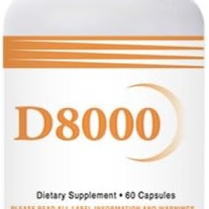 Vitamina D3 de alta potencia 8000 UI 60 Cápsulas 1 Botella Vitamina D3 de alta potencia 8000 UI 60 Cápsulas 1 Botella