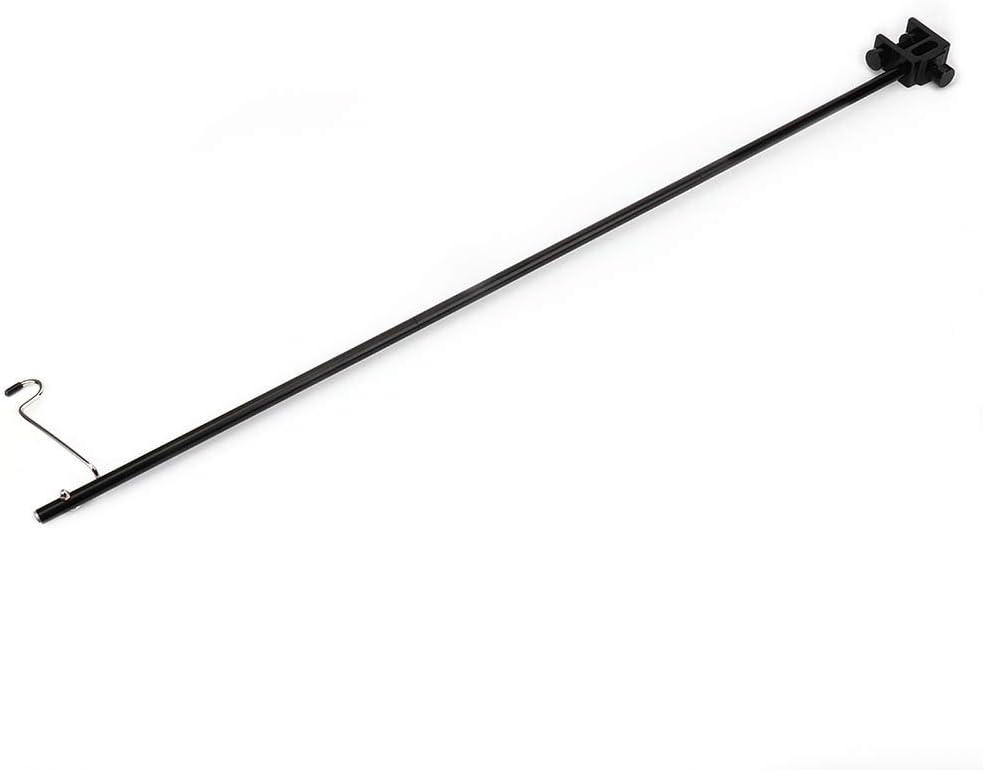 Fydun Black Portable Aluminum Alloy Folding Light Bracket Stand Outdoor Cam Table Lamp Pole Black Portable Aluminum Alloy for Family