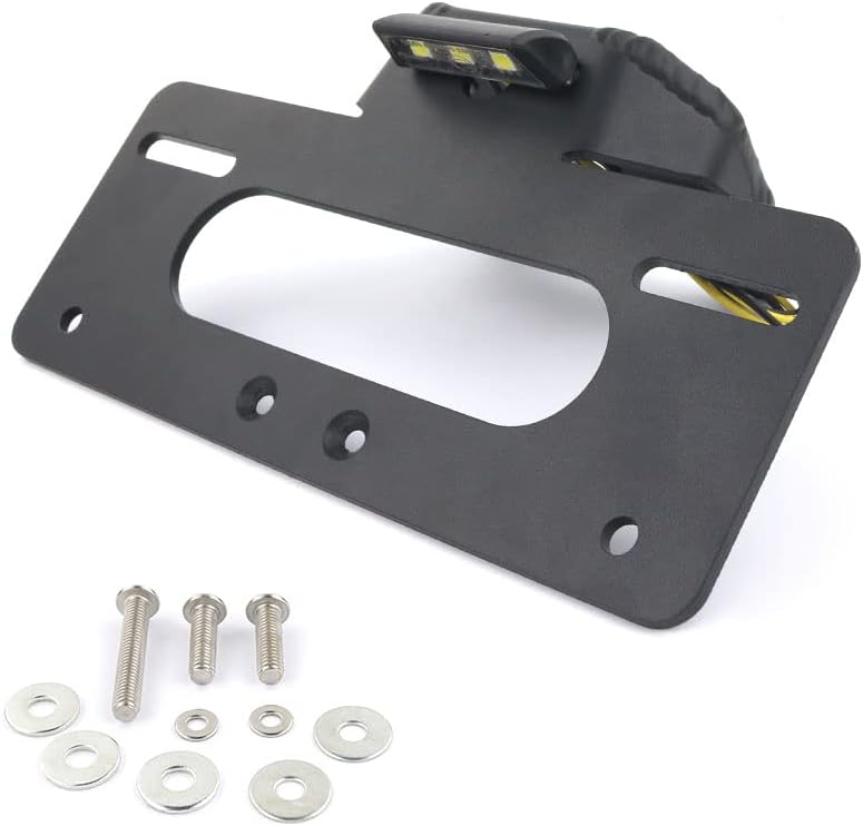 Xitomer Soporte para placa de matrícula compatible con Polaris Slingshot BaseSLSL LESLR 2015-2017 Fender Eliminator Slingshot GT LE 2018-2020