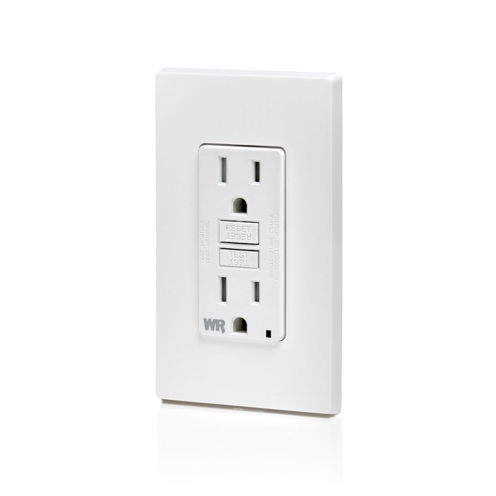 Leviton SmartlockPro receptáculo resistente al clima, comprobación automática, con guía de luz e indicador LED, GIDDS-2493466