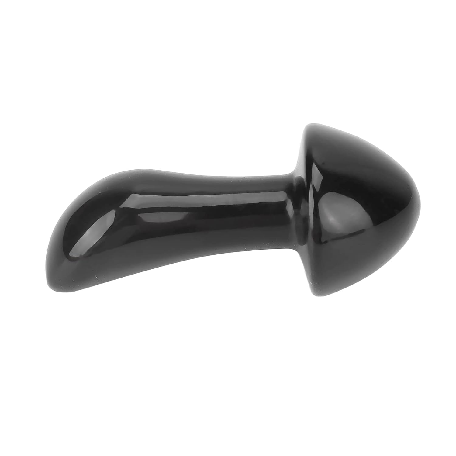 Piedras de masaje con forma de hongo de piedra caliente, herramienta Guasha, tabla Gua Sha para cuerpo, cara, spa, meditación relajante (negro)