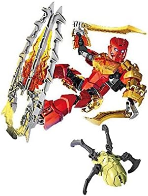 Aimery Bionicle Series Power Heroes Doce Apóstoles Jungle Master Bloques de construcción Robot Juguetes de ensamblaje (Color cromo)