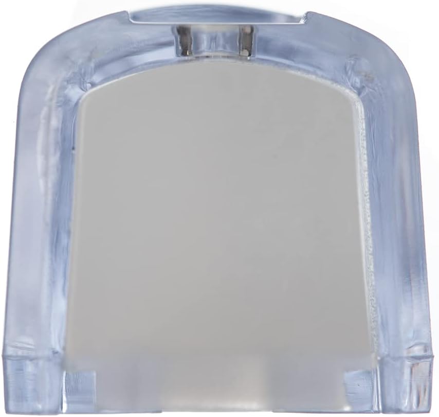 MEZUZAH – Soporte de plástico plateado de 5 pulgadas para desplazamiento de 3.9 in, goma impermeable, corcho, lote de 5 (transparente, 10 (para