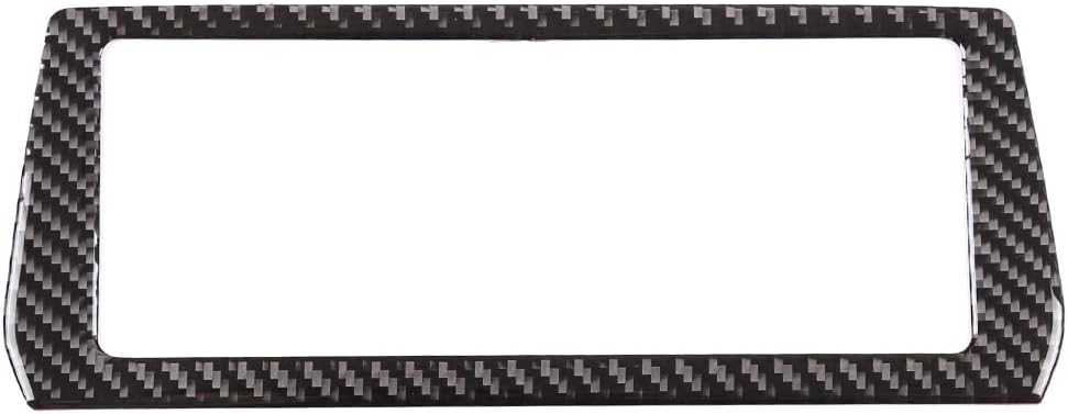 Adhesivo para consola central de automóvil, pantalla de navegación GPS, decoración de fibra de carbono suave real, compatible con Toyota Supra GR