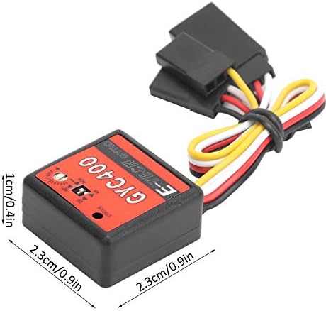 VGEBY Módulo de giroscopio, Sensibilidad Ajustable GYC400 Mini RC Módulo Giroscopio Drift Drive Control para Control Remoto Modelo de Coche Mini RC