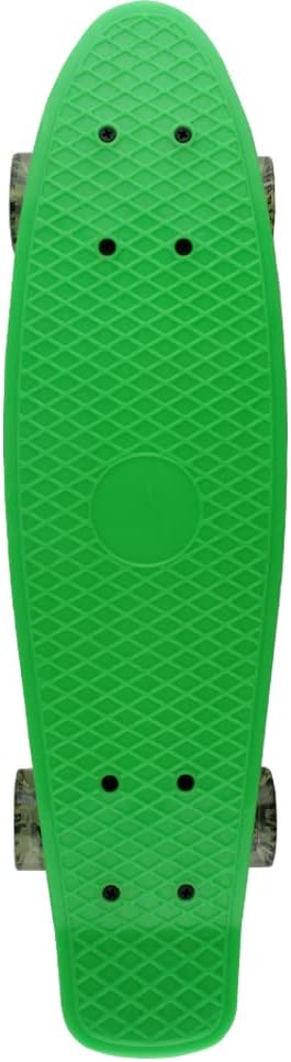 Meketec Skateboards Mini Cruiser – Patineta (56 cm), diseño retro para niños chicos jóvenes principiantes