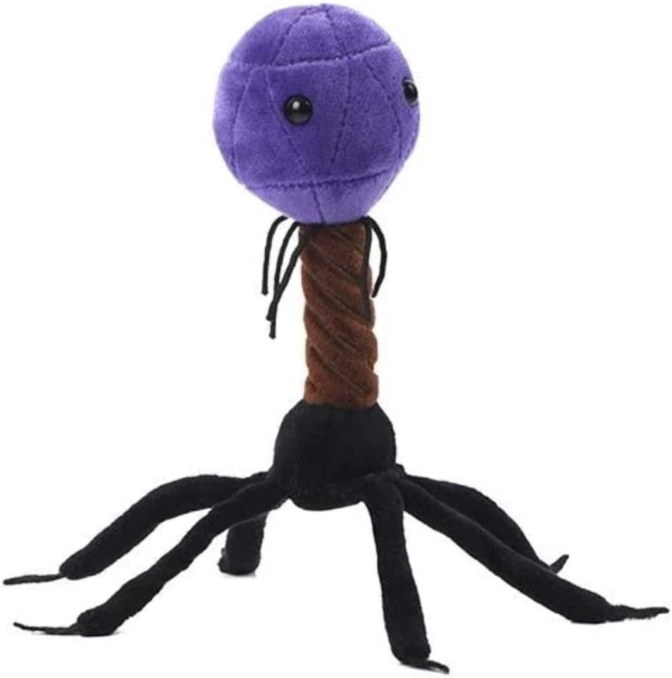 Giant Microbes Juguete de peluche T4 (T4-Bacteriófago)