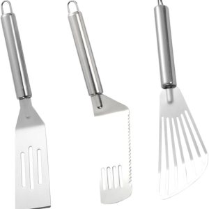 Espátula de cocina de acero inoxidable, espátula para pasteles, cuchara de camping, utensilios de cocina de acero, utensilios de metal para servir Espátula de cocina de acero inoxidable, espátula para pasteles, cuchara de camping, utensilios de cocina de acero, utensilios de metal para servir