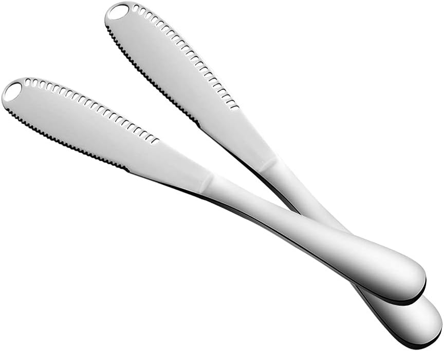 NA – Cuchillo de mantequilla 3 en 1, cuchillo esparcidor de mantequilla para mantequilla fría, una herramienta indispensable para procesar