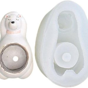 Molde de silicona para maceta, lindo animal, planta suculenta, maceta de hormigón, yeso, moldes de cemento, molde de arcilla, molde de silicona para Molde de silicona para maceta, lindo animal, planta suculenta, maceta de hormigón, yeso, moldes de cemento, molde de arcilla, molde de silicona para
