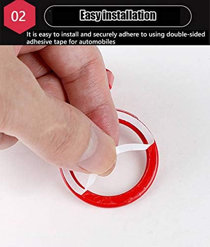 Great luck – Cubierta de aluminio para interruptor de arranque y parada del motor, 1 piezasjuego (rojo) para Honda