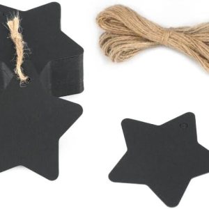 G2PLUS Etiquetas de regalo de Navidad, etiquetas de regalo de estrellas, etiquetas en forma de estrella en blanco, 100 etiquetas de regalo de papel G2PLUS Etiquetas de regalo de Navidad, etiquetas de regalo de estrellas, etiquetas en forma de estrella en blanco, 100 etiquetas de regalo de papel