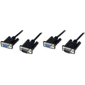 StarTech.com Cable de módem nulo serie DB9 RS232 negro de 3.3 ft FM – DB9 macho a hembra – Cable de módem nulo de 9 pines – 1 x DB9 (M), 1 x DB9 StarTech.com Cable de módem nulo serie DB9 RS232 negro de 3.3 ft FM – DB9 macho a hembra – Cable de módem nulo de 9 pines – 1 x DB9 (M), 1 x DB9