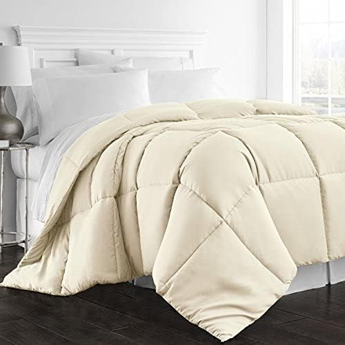 Beckham Hotel Collection Serie 1300 – Edredón de lujo relleno sintético, hipoalergénico, para todas las estaciones, para cama twintwin XL color