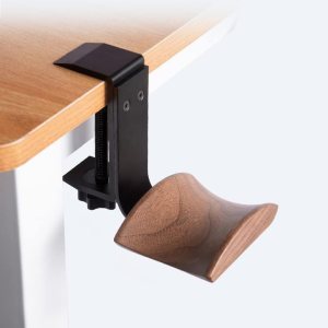 Soporte para auriculares con madera de nogal y metal sólido, soporte para auriculares de diseño ajustable compatible con todos los tamaños de Soporte para auriculares con madera de nogal y metal sólido, soporte para auriculares de diseño ajustable compatible con todos los tamaños de