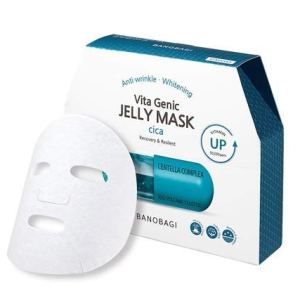 Vita Genic Jelly Cica – Mascarillas faciales de belleza con esencia y complejo vitamínico de 11 vitaminas Mascarilla coreana para el cuidado de la Vita Genic Jelly Cica – Mascarillas faciales de belleza con esencia y complejo vitamínico de 11 vitaminas Mascarilla coreana para el cuidado de la